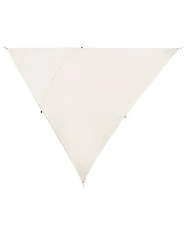 Toldo vela LUKKA 300 cm 300 cm Blanco crema - Jardín y balcón