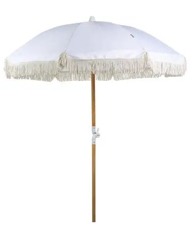 Sombrilla de jardín 150 cm MONDELLO Blanco - Jardín y balcón