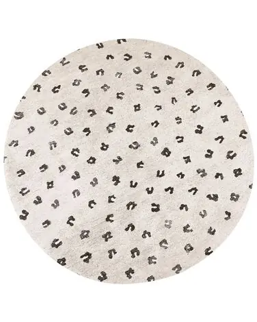 Alfombra AFIS Beige ø 140 cm Algodón - Accesorios decorativos
