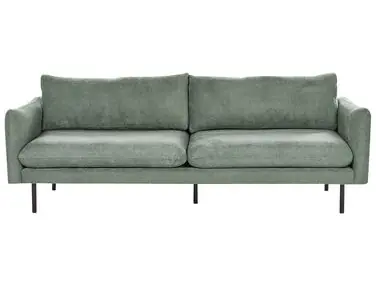 Sofa 3 Seater VINTERBRO Fabric Light Green - Living Room