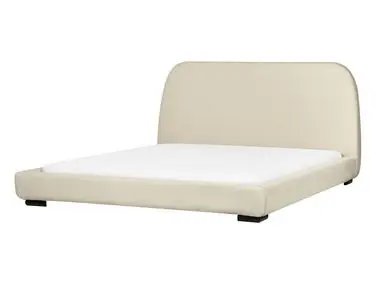 Waterbed Fabric ROISEL 160 x 200 cm (EU King Size) Light Beige - Bedroom