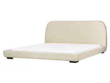 Waterbed Fabric ROISEL 180 x 200 cm (EU Super King) Light Beige - Bedroom