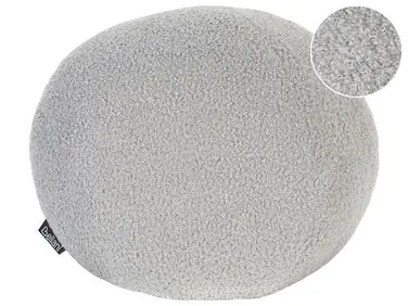 Throw Cushion SALVIA Boucle 30 x 30 cm Grey Solid - Home Accessories