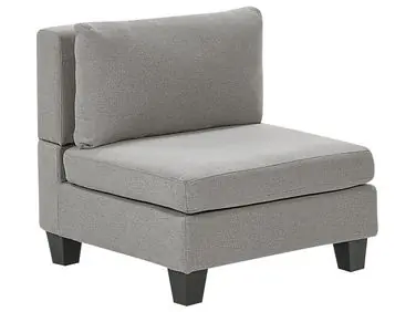1-Seat Section UNSTAD Light Grey Fabric