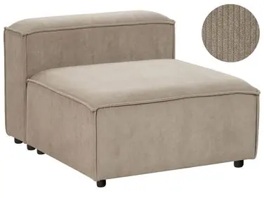 1-Seat Section ARDAL Light Brown Corduroy