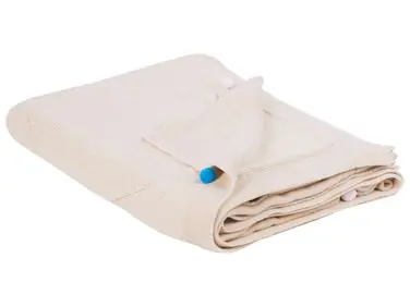 Blanket GAIDAR Cotton 130 x 170 cm Beige - Home Accessories