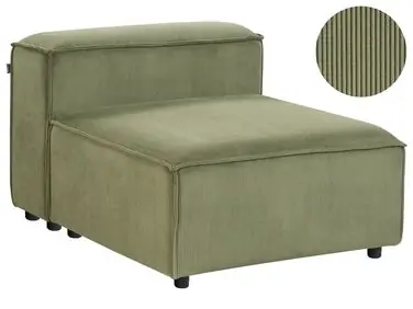 1-Seat Section ARDAL Green Corduroy