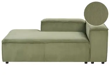 Chaise longue derecho ARDAL Pana Verde - Sala de estar
