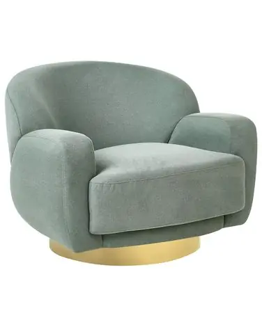 Armchair LEJRE Fabric Light Green - Living Room