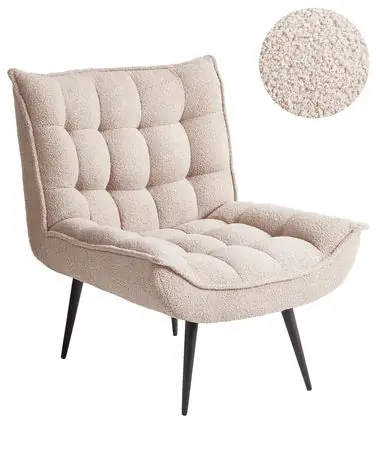 Armchair ALVESTA Boucle Beige - Living Room