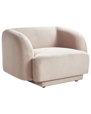 Armchair SKJANES Fabric Taupe - Living Room