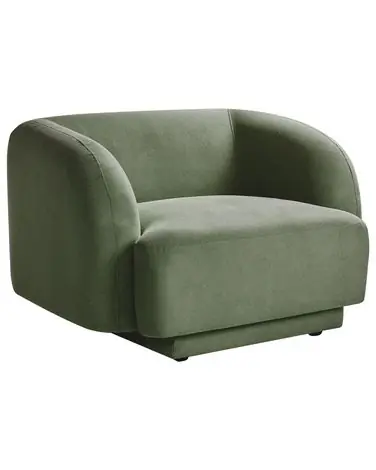 Armchair SKJANES Fabric Green - Living Room