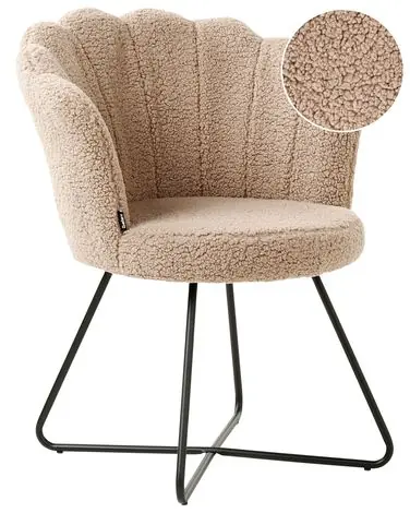 Armchair LOVELOCK Boucle Beige - Living Room