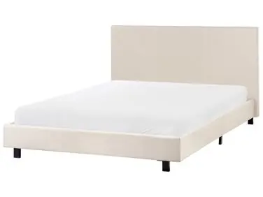Cama Tela ALBI 140 x 200 cm Beige - Dormitorio