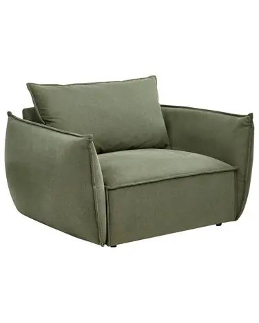 Armchair KUNES Fabric Green - Living Room