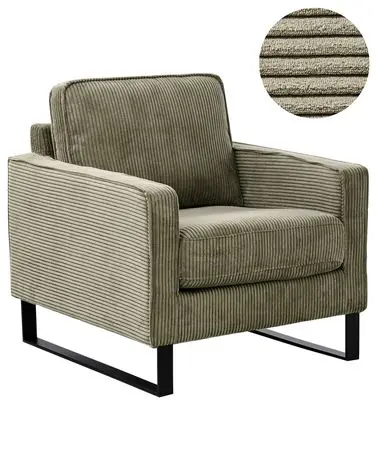 Armchair VIND Corduroy Green - Living Room