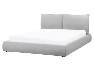 Cama de agua Tela VINAY 160 x 200 cm Gris claro - Dormitorio