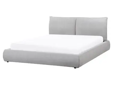 Waterbed Fabric VINAY 160 x 200 cm (EU King Size) Light Grey - Bedroom