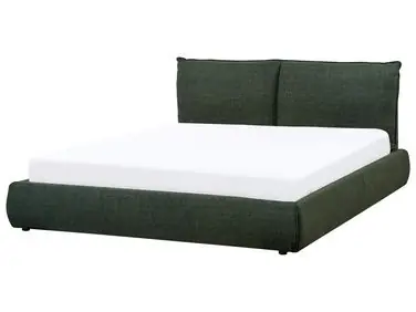 Cama de agua Tela VINAY 160 x 200 cm Verde oscuro - Dormitorio