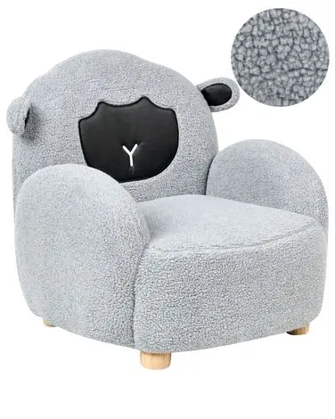 Sillón infantil Oveja ULA Bouclé Gris - Sala de estar