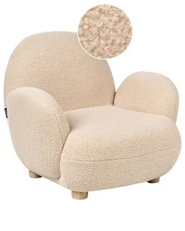 Sillón infantil HEM Bouclé Beige - Sala de estar