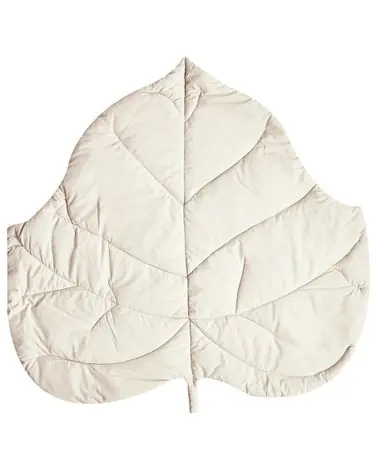 Alfombra de juego infantil HELIKON 110 x 110 cm Algodón Blanco crema - Accesorios decorativos