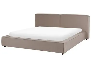 Waterbed Fabric LINARDS 180 x 200 cm (EU Super King) Taupe - Bedroom