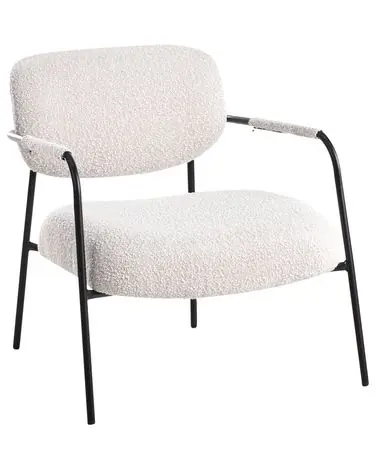 Armchair AUSVIKA Fabric Light Beige - Living Room