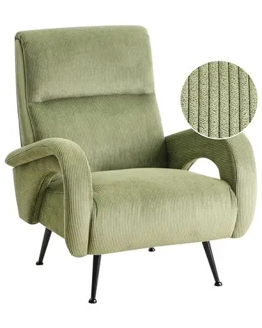 Armchair SVALOV Corduroy Green - Living Room