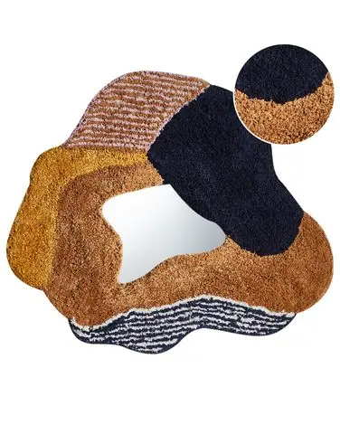 Wall Mirror ABASZA 60 cm 62 cm Cotton Multicolour - Home Accessories