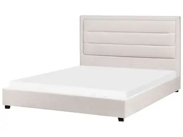 Waterbed Fabric ROUEN 160 x 200 cm (EU King Size) Light Beige - Bedroom