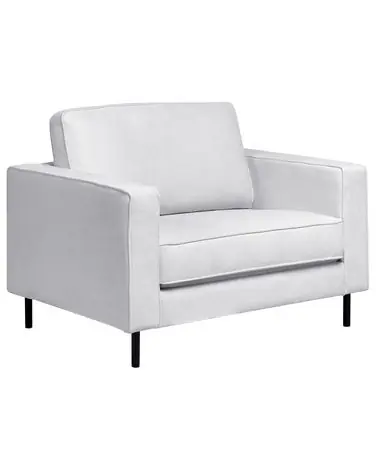 Armchair SAVALEN Fabric Light Grey - Living Room