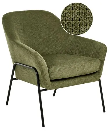 Armchair VEDDIGE Fabric Green - Living Room