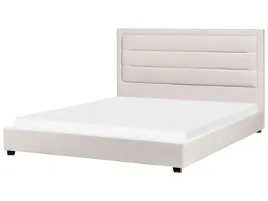 Waterbed Fabric ROUEN 180 x 200 cm (EU Super King) Light Beige - Bedroom