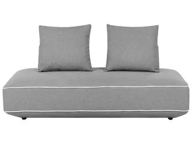 Chaise Longue SEILLANS Fabric Grey - Living Room