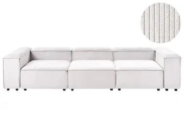 Sofá modular 3 plazas ARDAL Blanco crema Pana - Sala de estar