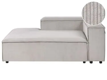 Chaise longue derecho ARDAL Pana Gris pardo - Sala de estar
