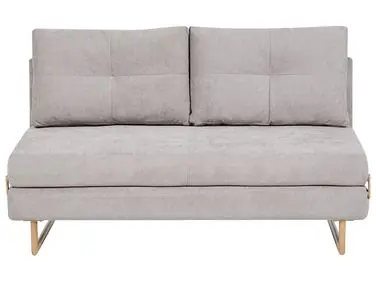 Sofa Bed 3 Seater JERSLEV Fabric Grey - Living Room