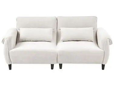 Sofa 3 Seater WETLAN Fabric Off-White