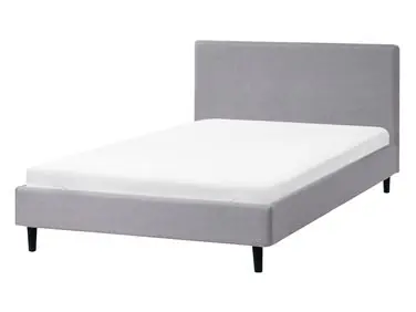 Cama Tela FITOU 120 x 200 cm Gris claro - Dormitorio