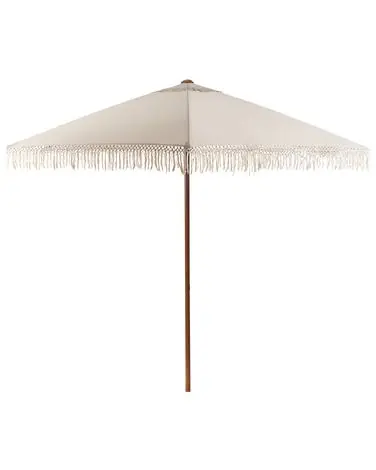 Sombrilla de jardín 258 cm MURASA Beige - Jardín y balcón