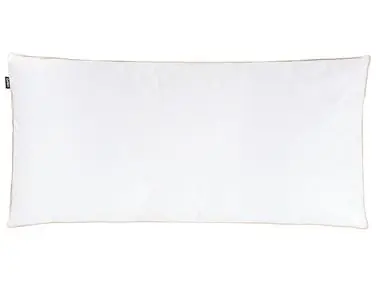 Almohada de 3 cámaras ETNA Alta Plumas y plumón de pato 40 x 80 cm Blanco - Dormitorio