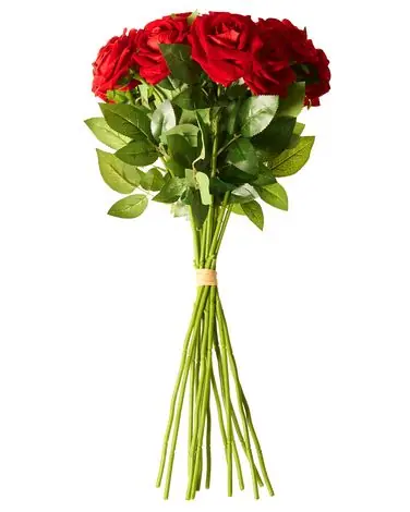 Ramo de flores artificiales MAFRA 60 cm Rojo - Accesorios decorativos