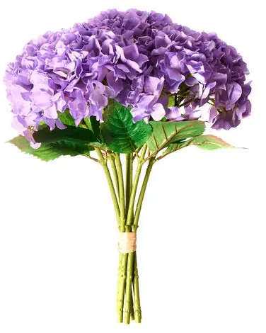 Ramo de flores artificiales PERNES 50 cm Violeta - Accesorios decorativos