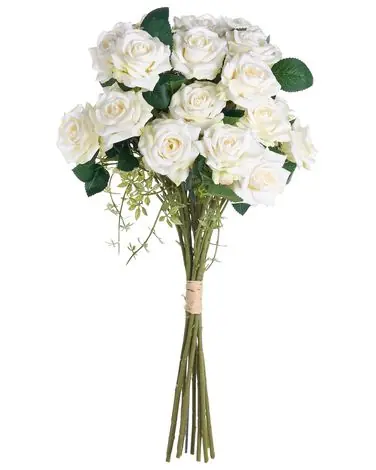 Ramo de flores artificiales LAPAS 55 cm Blanco - Accesorios decorativos