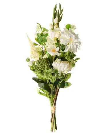 Artificial Flower Bouquet LOURO 70 cm White - Home Accessories