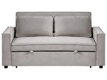 Sofa Bed UTTELA Fabric Grey - Living Room