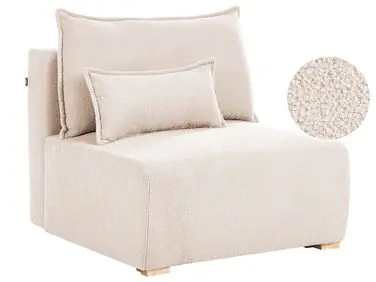 1-Seat Section NERBO Beige Boucle