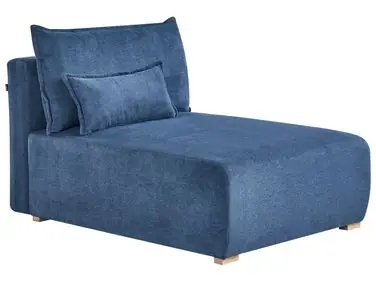 Chaise Longue NERBO Fabric Blue - Living Room