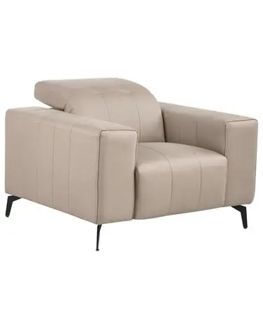Armchair OMMEL Fabric Taupe - Living Room